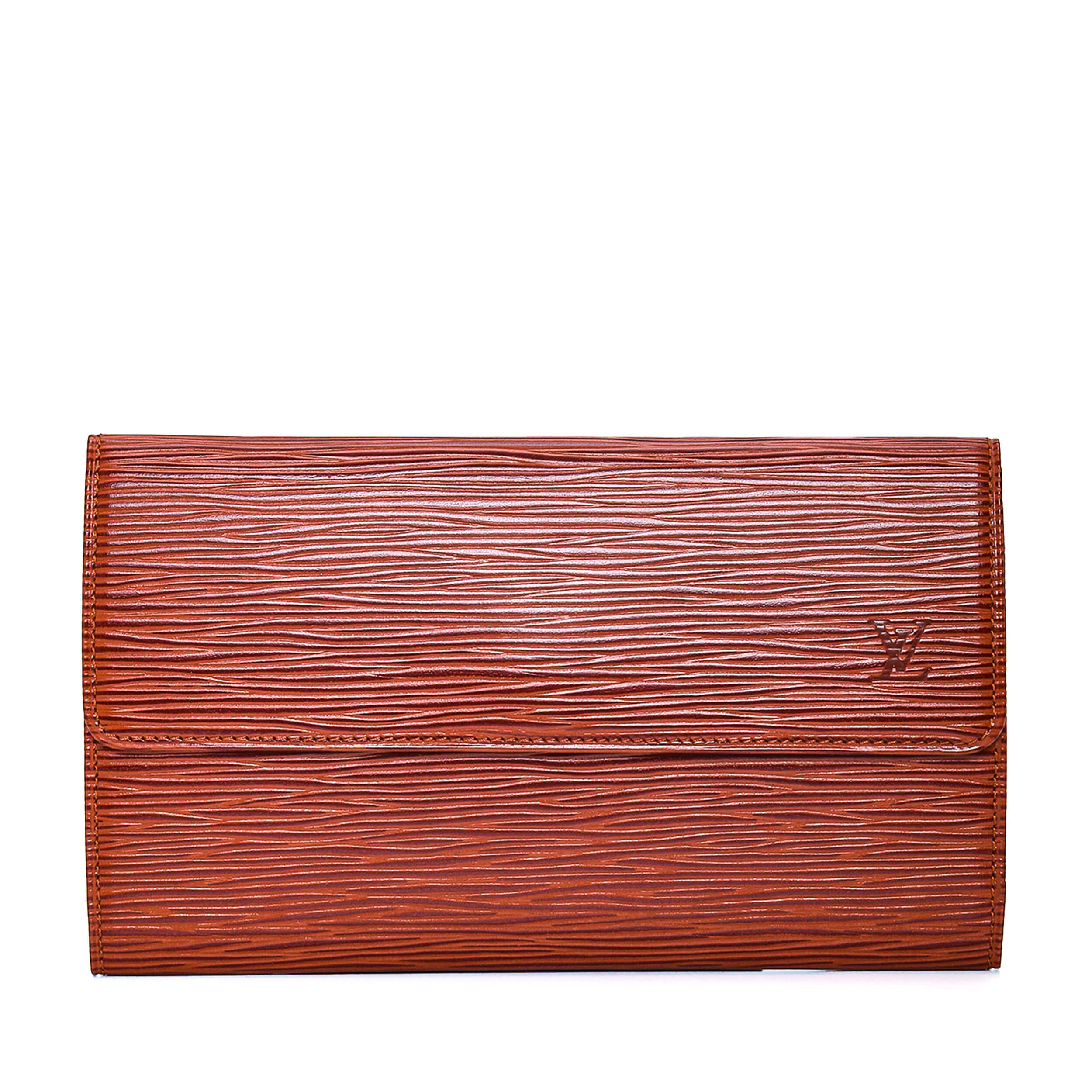 Louis Vuitton - Brown Epi Leather Vintage Sarah Wallet